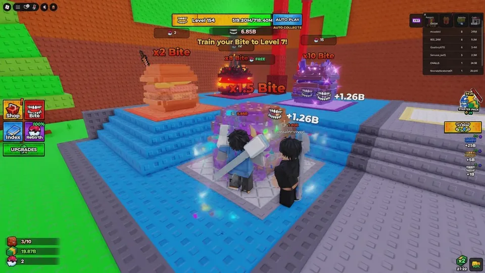 [W6] +1 Bite Per Click Machines